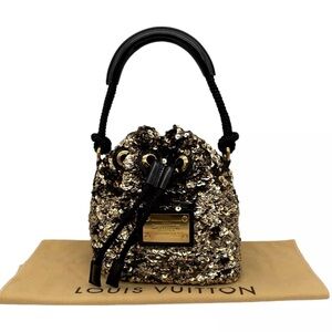 RARE! LOUIS VUITTON Mini Monogram Rococo Mini Noe Shoulder Bag